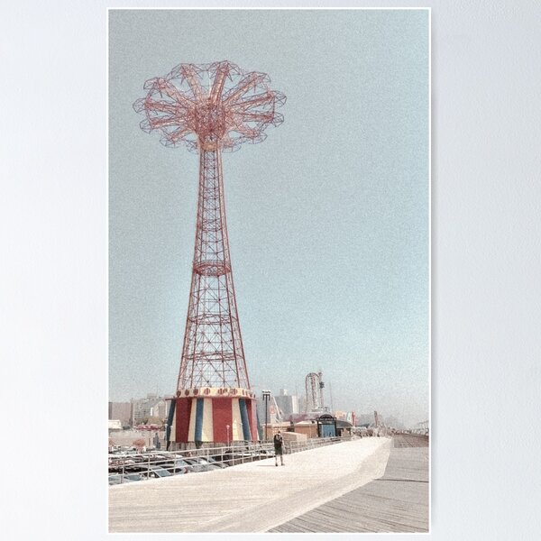 The Parachute Tower - Coney Island Poster