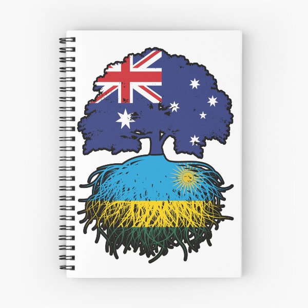 Item preview, Rwanda Rwandan Australian Australia Tree Roots Flag designed and sold by FlagX.