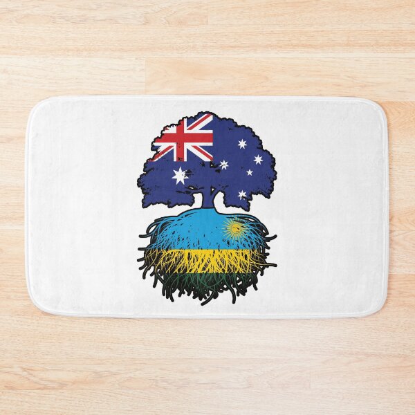 Item preview, Rwanda Rwandan Australian Australia Tree Roots Flag designed and sold by FlagX.