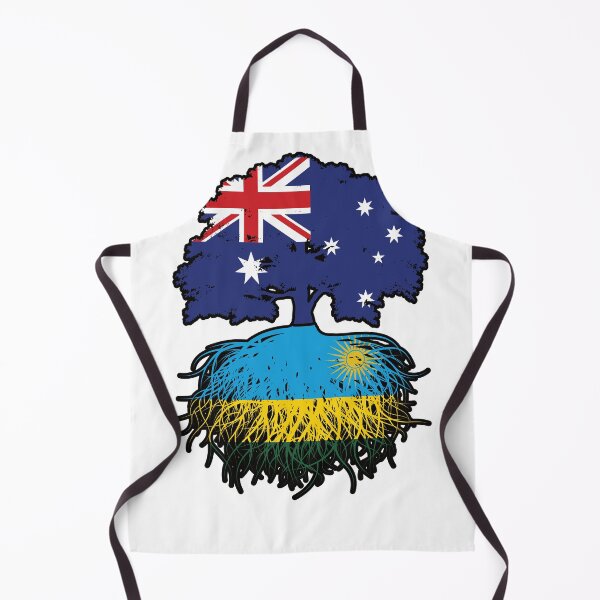 Item preview, Rwanda Rwandan Australian Australia Tree Roots Flag designed and sold by FlagX.
