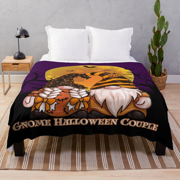 Item preview, Gnome Halloween Couple | Party Under the Moon | Bats in the Woods Design designed and sold by Gnome to Express.