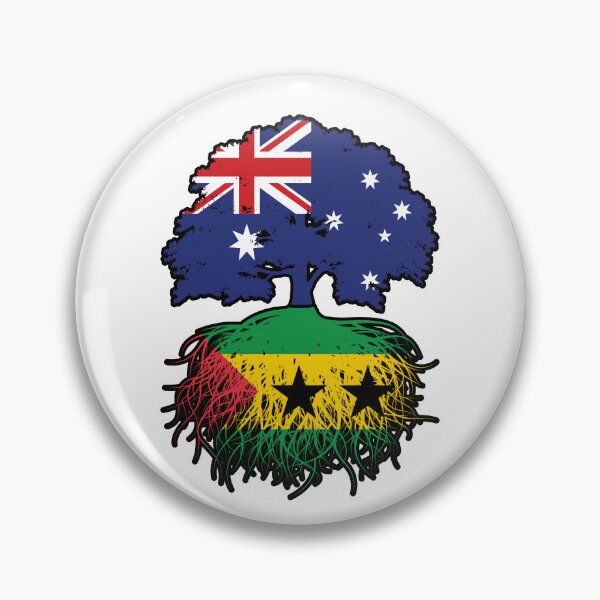 Item preview, Sao Tome and Principe Sao Tomean Australian Australia Tree Roots Flag designed and sold by FlagX.