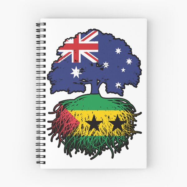 Item preview, Sao Tome and Principe Sao Tomean Australian Australia Tree Roots Flag designed and sold by FlagX.