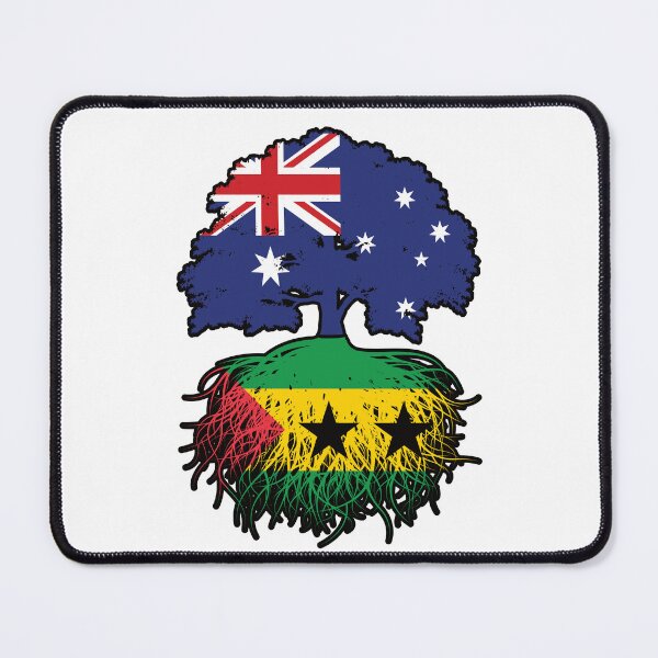 Item preview, Sao Tome and Principe Sao Tomean Australian Australia Tree Roots Flag designed and sold by FlagX.