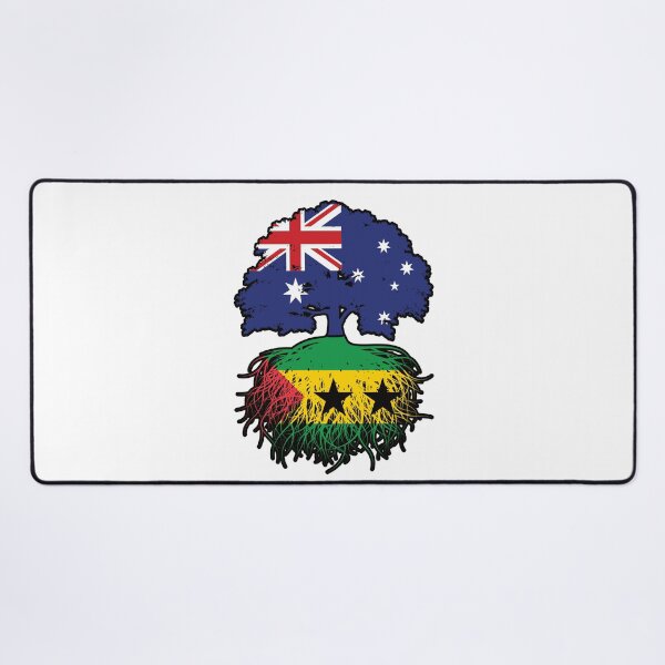 Item preview, Sao Tome and Principe Sao Tomean Australian Australia Tree Roots Flag designed and sold by FlagX.