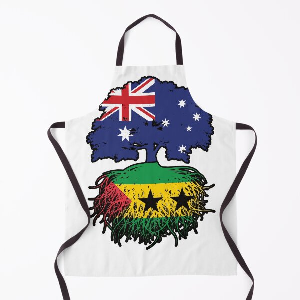 Item preview, Sao Tome and Principe Sao Tomean Australian Australia Tree Roots Flag designed and sold by FlagX.