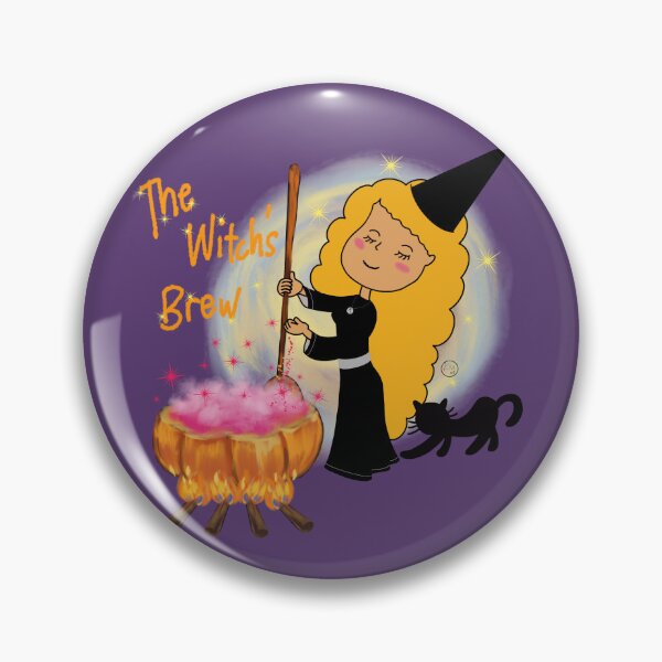 Item preview, The Witch's brew pumpkin cauldron and black cat designed and sold by khadijlloyd.
