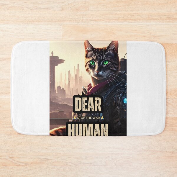 Item preview, Dear human ? Stop The War  ☠️ designed and sold by Omikook.