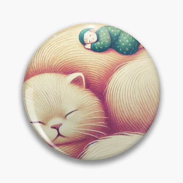 Item preview, Sleeping on a cat designed and sold by II0FU5.