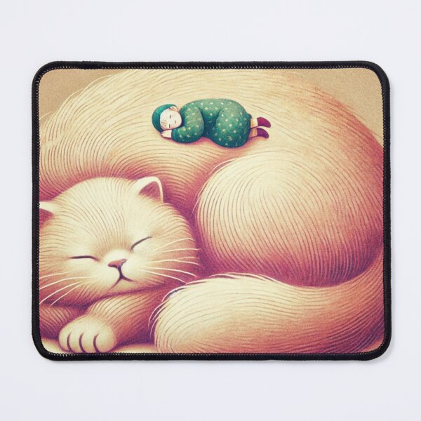 Item preview, Sleeping on a cat designed and sold by II0FU5.