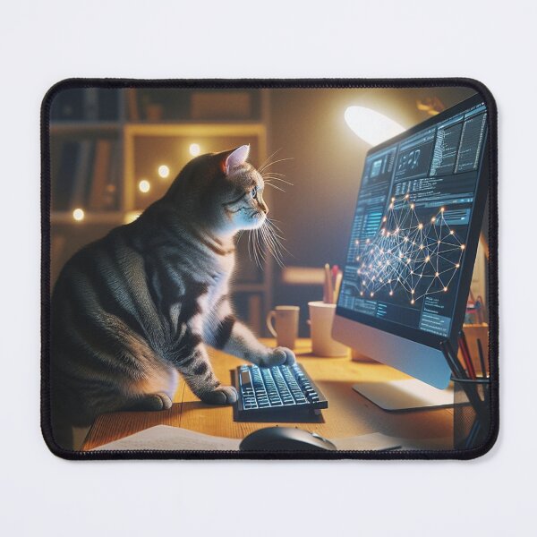 Item preview, Hacker Cat,Bug Buster designed and sold by majidi1.