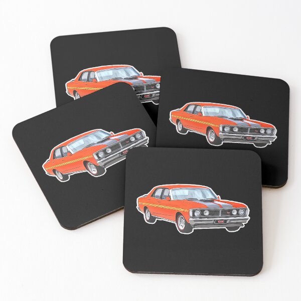 Item preview, Orange 1971 XY Ford Falcon GT - Australian Muscle Car Icon designed and sold by Michael van der Hoorn.