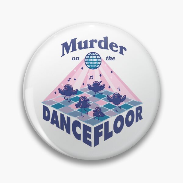 Item preview, Murder on the dancefloor art murder of crow pun funny gift  designed and sold by twinklingtides.