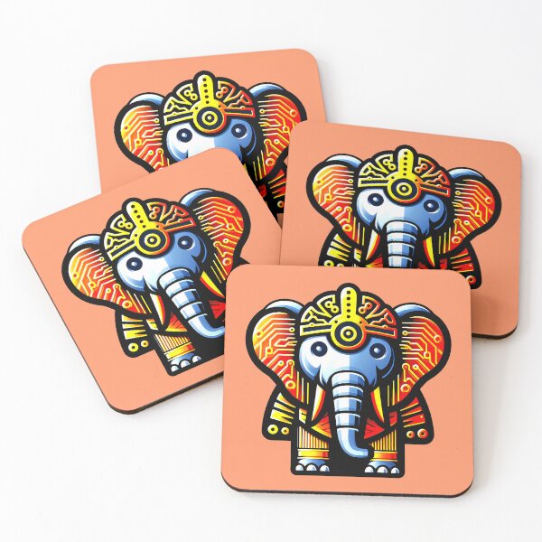 Item preview, The Electronically Decorated Elephant designed and sold by AD-Digital-Art.