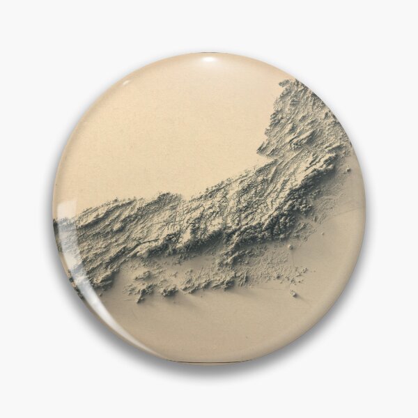 Item preview, Rio de Janeiro, Brazil, Shaded Relief Map 3D digitally-rendered designed and sold by ThinkAboutMaps.