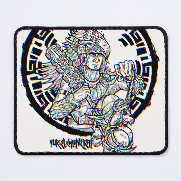 Item preview, Warrior eagle skull spanish black designed and sold by UrielCalavera.