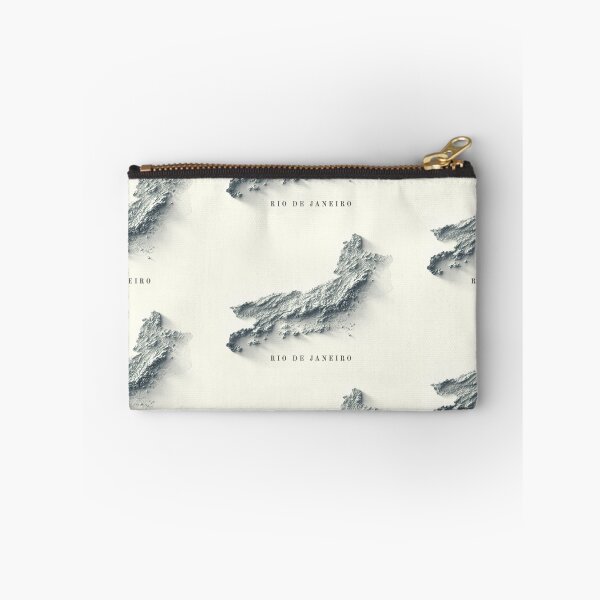 Item preview, Rio de Janeiro, Brazil, Shaded Relief Map 3D digitally-rendered designed and sold by ThinkAboutMaps.