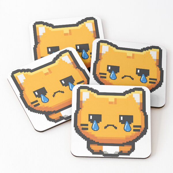 Item preview,  a sad crying a lot orange cat designed and sold by HestiAltra.
