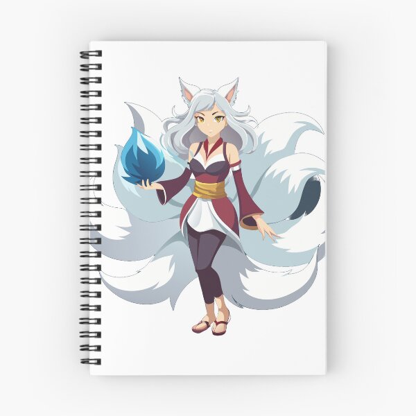 Item preview, manga 9 tails fox with fire orb designed and sold by CorinFox.
