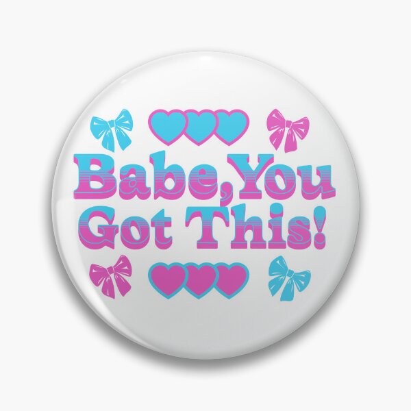 Item preview, Babe,You Got This!! Stickers and more designed and sold by CRandRRstickers.