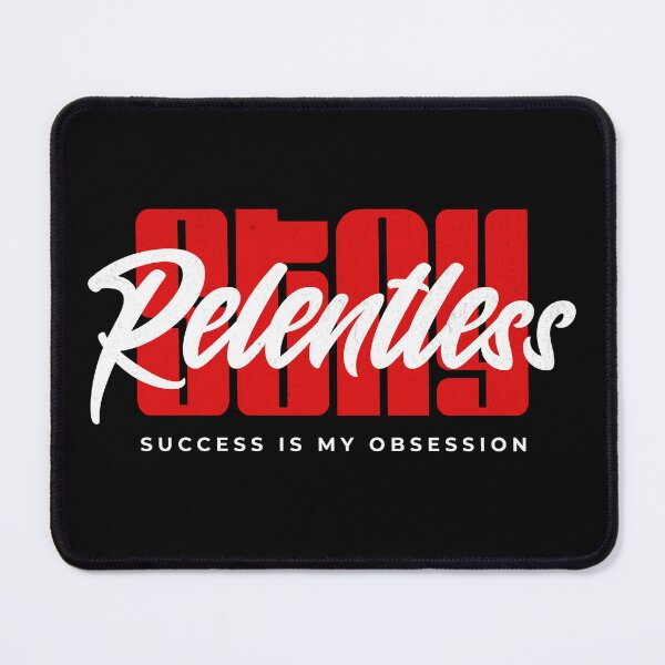 Item preview, "Stay Relentless" Motivational Design | Hustler's Mindset | Success Obsession | Fashion designed and sold by NovaCrestShop.