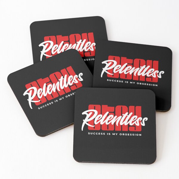 Item preview, "Stay Relentless" Motivational Design | Hustler's Mindset | Success Obsession | Fashion designed and sold by NovaCrestShop.