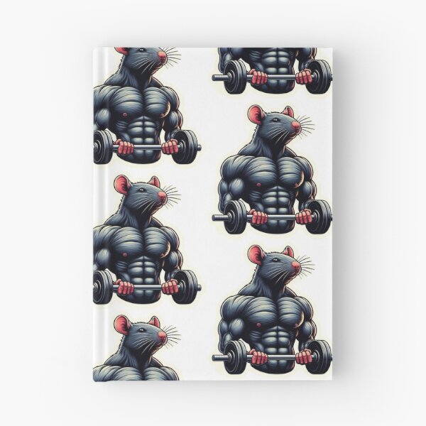 Item preview, gym rat designed and sold by PaulaDigitalArt.