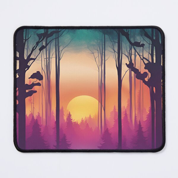 Item preview, Fiery Sunbeam in the Forest designed and sold by LoveLoop Studio.