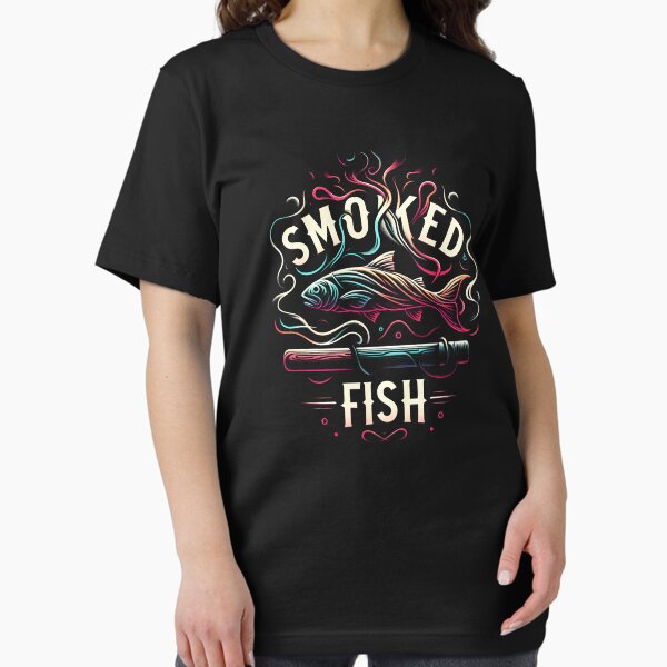 Vista previa del artículo con la obra «Smoked Fish logo 1», diseñado y vendido por SmokedFishGrafx.