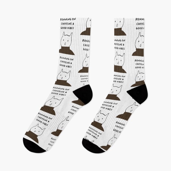 Item preview, Running on caffeine & good vibes | Handwritten-style Font designed and sold by RM-Journey.