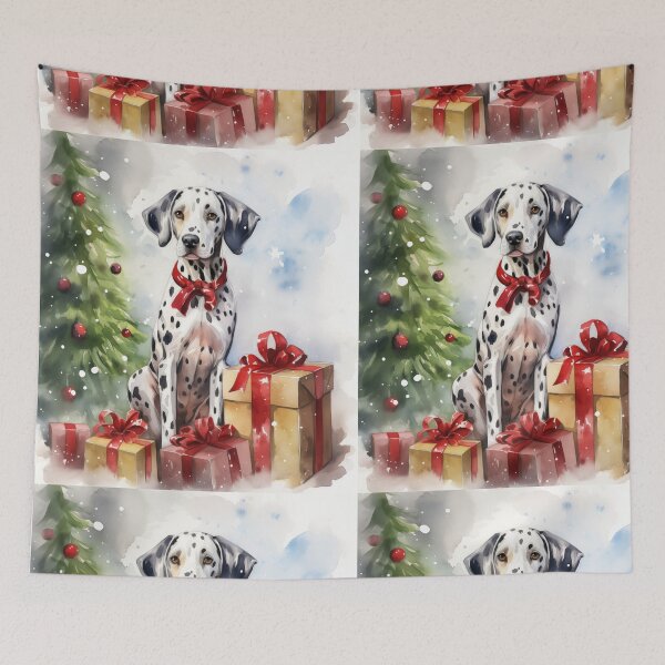 Item preview, Christmas Dalmatian designed and sold by Samuelsboro.