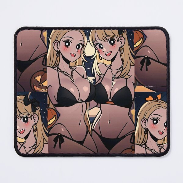 Item preview, Black Heart Bikini Twins designed and sold by KillerCrafts.