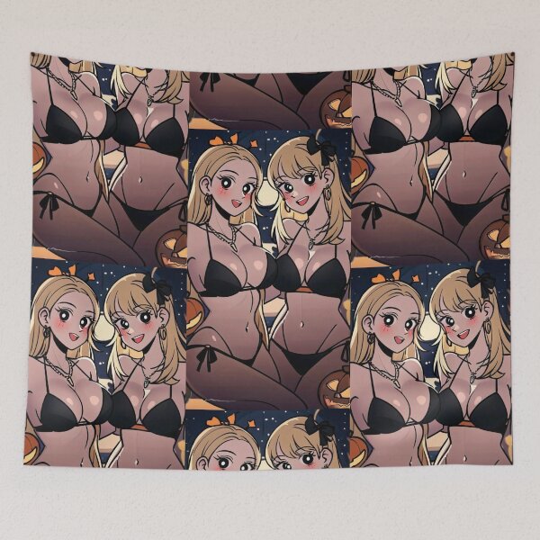 Item preview, Black Heart Bikini Twins designed and sold by KillerCrafts.