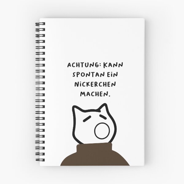 Artikelvorschau, Achtung: Kann spontan ein Nickerchen machen. | Schriftart im handschriftlichen Stil entworfen und verkauft von RM-Journey.