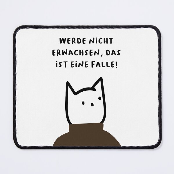 Item preview, Werde nicht erwachsen, das ist eine Falle! | Handwritten-style Font designed and sold by RM-Journey.