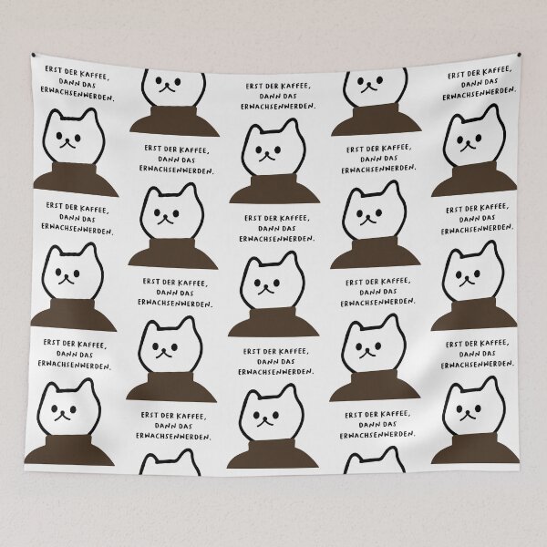 Item preview, Erst der Kaffee, dann das Erwachsenwerden. | Handwritten-style Font designed and sold by RM-Journey.