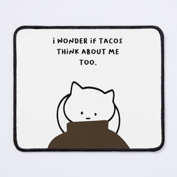 Item preview, I wonder if tacos think about me too. | Handwritten-style Font designed and sold by RM-Journey.