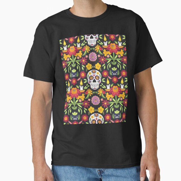 Item preview, Day of the dead Skull Seamless Pattern designed and sold by Vicky021.