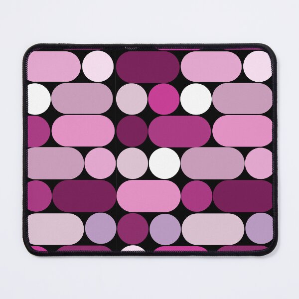 Item preview, Geometric pink dots and dashes designed and sold by Jack-and-Winnie.