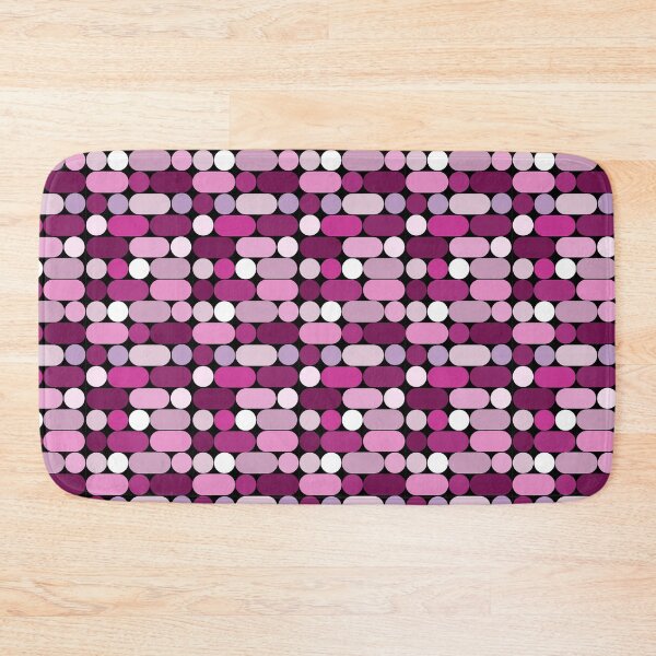 Item preview, Geometric pink dots and dashes designed and sold by Jack-and-Winnie.