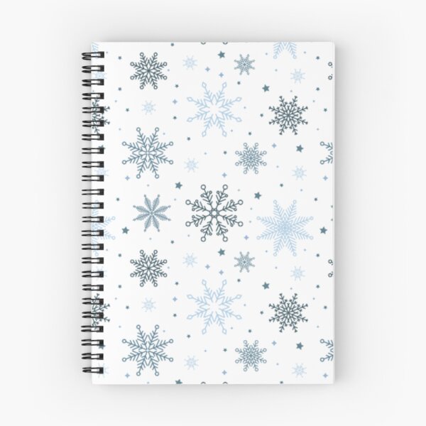 Item preview, Modern Snowflakes Pattern White Blue designed and sold by Alessandradewae.