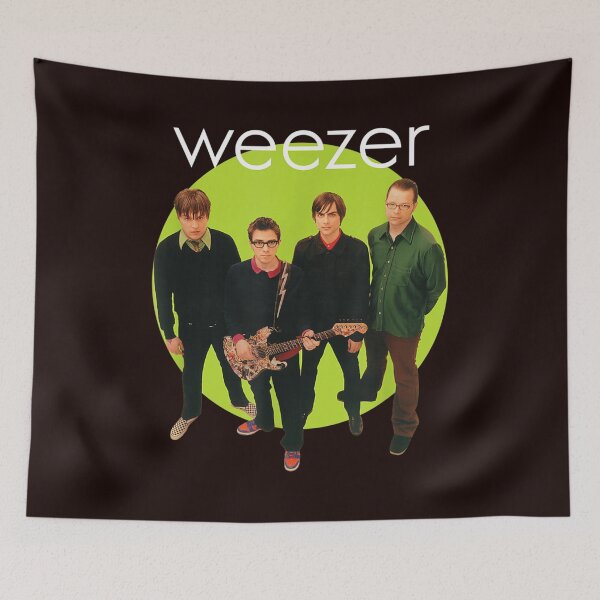 Item preview, weezer - green album circle designed and sold by MythicMosaics.
