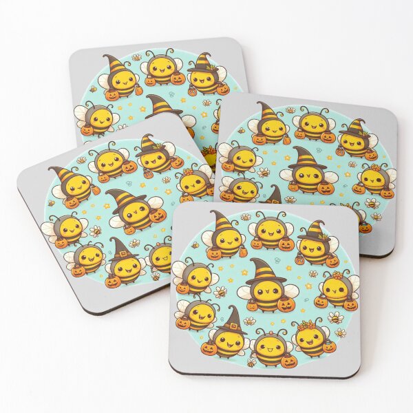 Item preview, Wee Witch Bees and Pumpkin Pails Please designed and sold by figandroseco.
