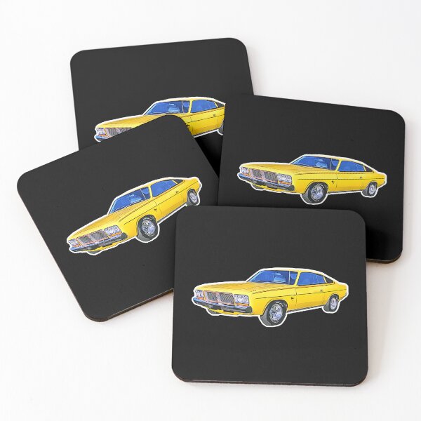 Item preview, Yellow CM Valiant Hardtop - Australian Muscle Car Icon designed and sold by Michael van der Hoorn.