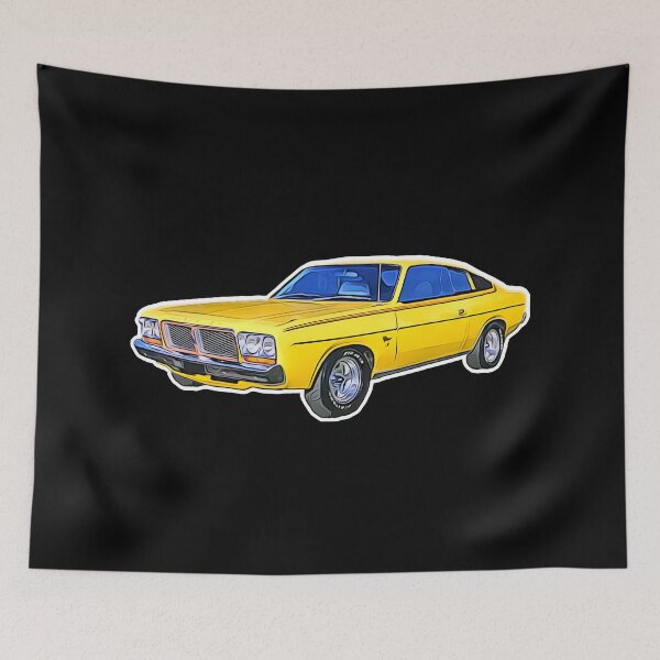 Item preview, Yellow CM Valiant Hardtop - Australian Muscle Car Icon designed and sold by Michael van der Hoorn.