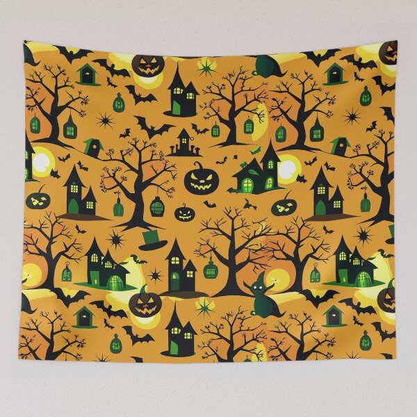 Item preview, Spooky, Haunted Mansion Pattern designed and sold by Sol-threads.