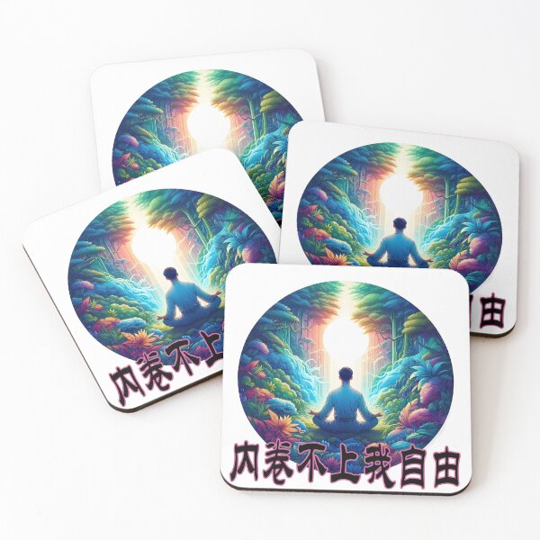 Item preview, Unbothered by the rat race, I’m free (内卷不上我自由) [10] designed and sold by Black Sands Art.