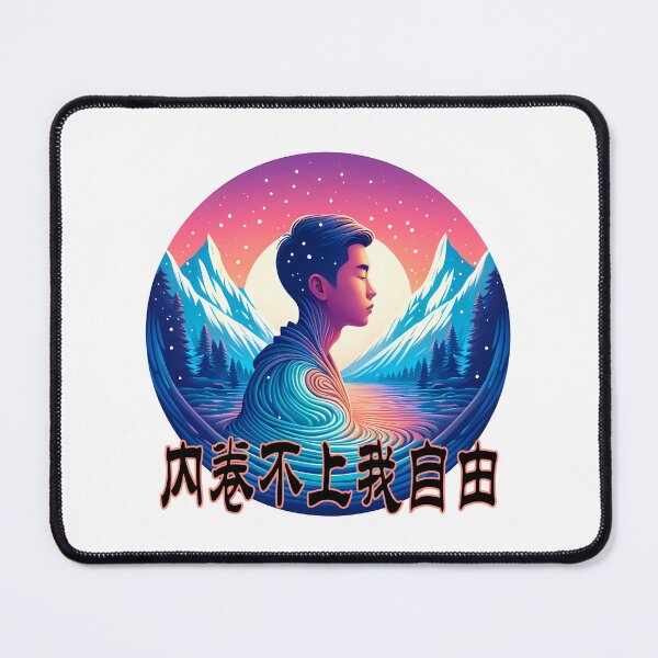 Item preview, Unbothered by the rat race, I’m free (内卷不上我自由) [11] designed and sold by Black Sands Art.
