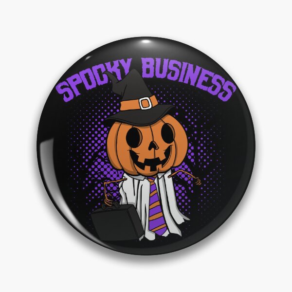 Item preview, Retro Funny Pumpkin Ghost Spooky Business Boosheet Boo Happy Halloween Spooky designed and sold by BBBLClo.