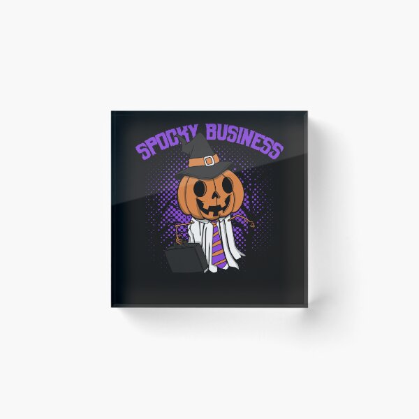 Item preview, Retro Funny Pumpkin Ghost Spooky Business Boosheet Boo Happy Halloween Spooky designed and sold by BBBLClo.